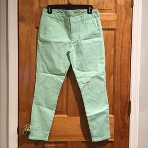 Pastel green GAP khakis